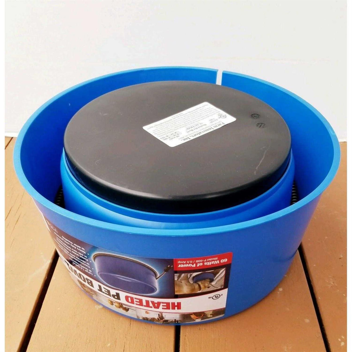6 Qt. Round Heated Plastic Pet Bowl X13934