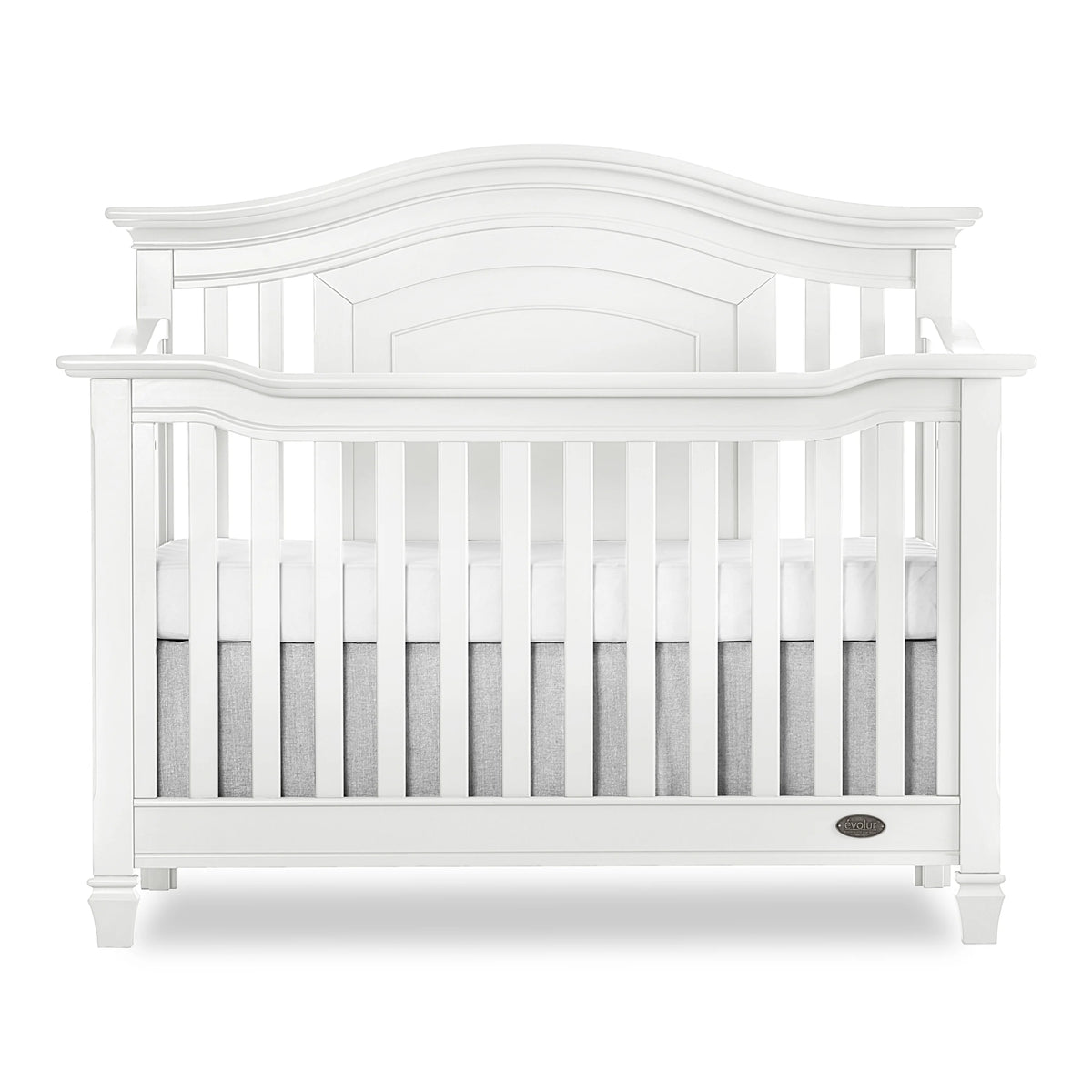 White 5-in-1 Convertible Crib D8233