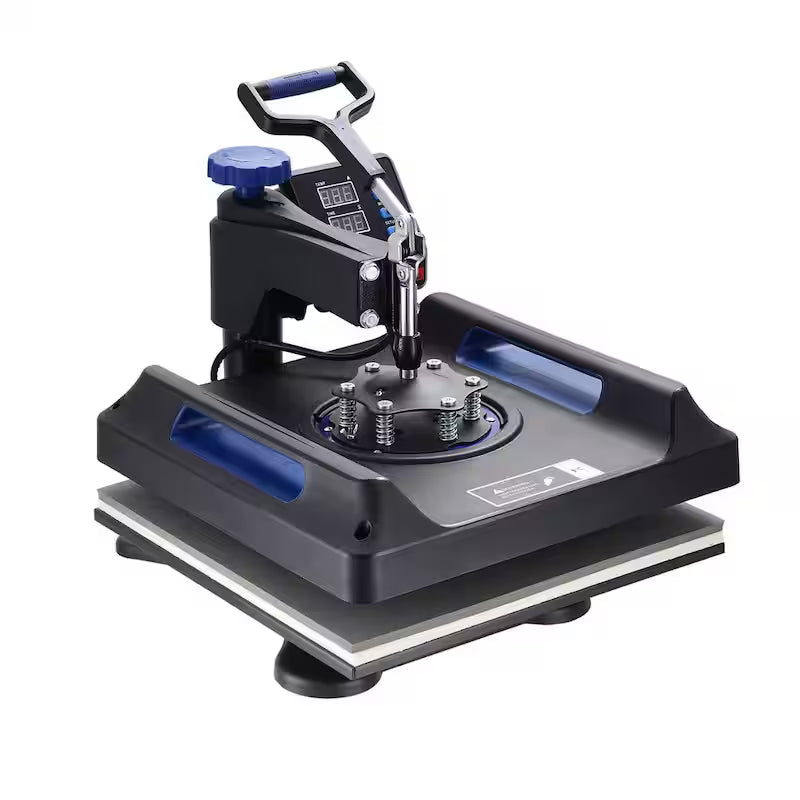 15 in. x 15 in. 5 in 1 Heat Press Machine Blue L363111