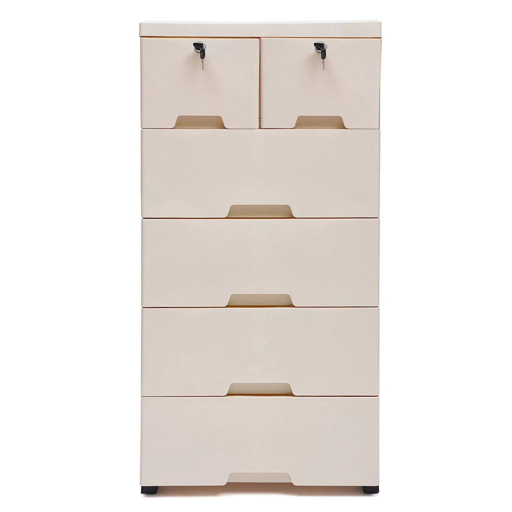 Lockable 6 Drawers Storage Cabinet R5238