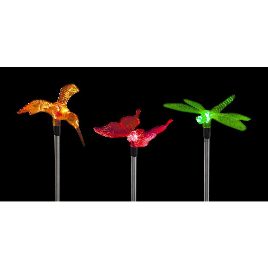 Solar LED Garden Decorative Lights 3-Pack Q644