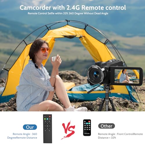 6K 64MP IR Night Vision Video Camera with 32GB SD Card E7571