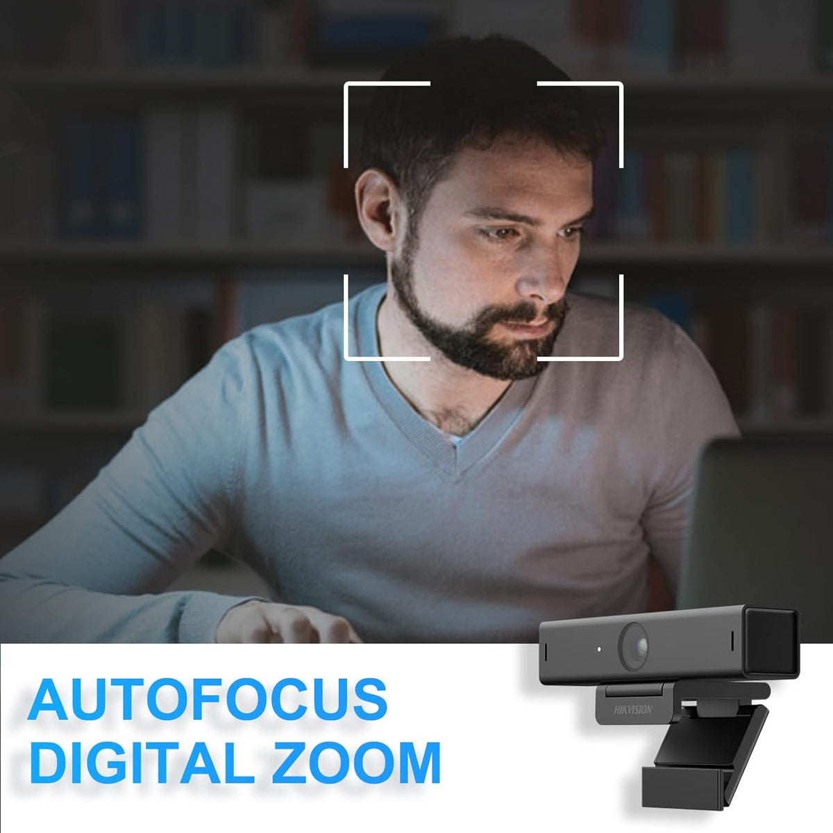 2K HD Webcam with Microphone, 30fps Autofocus, Pack of 2 H72417