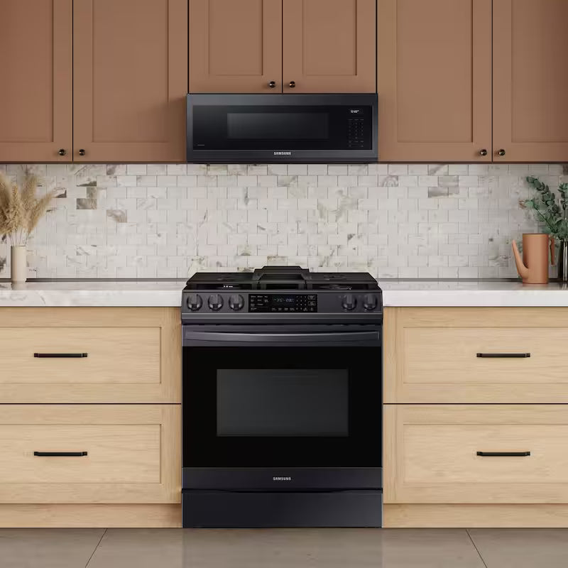 Black Stainless Steel Over the Range Microwave R95619
