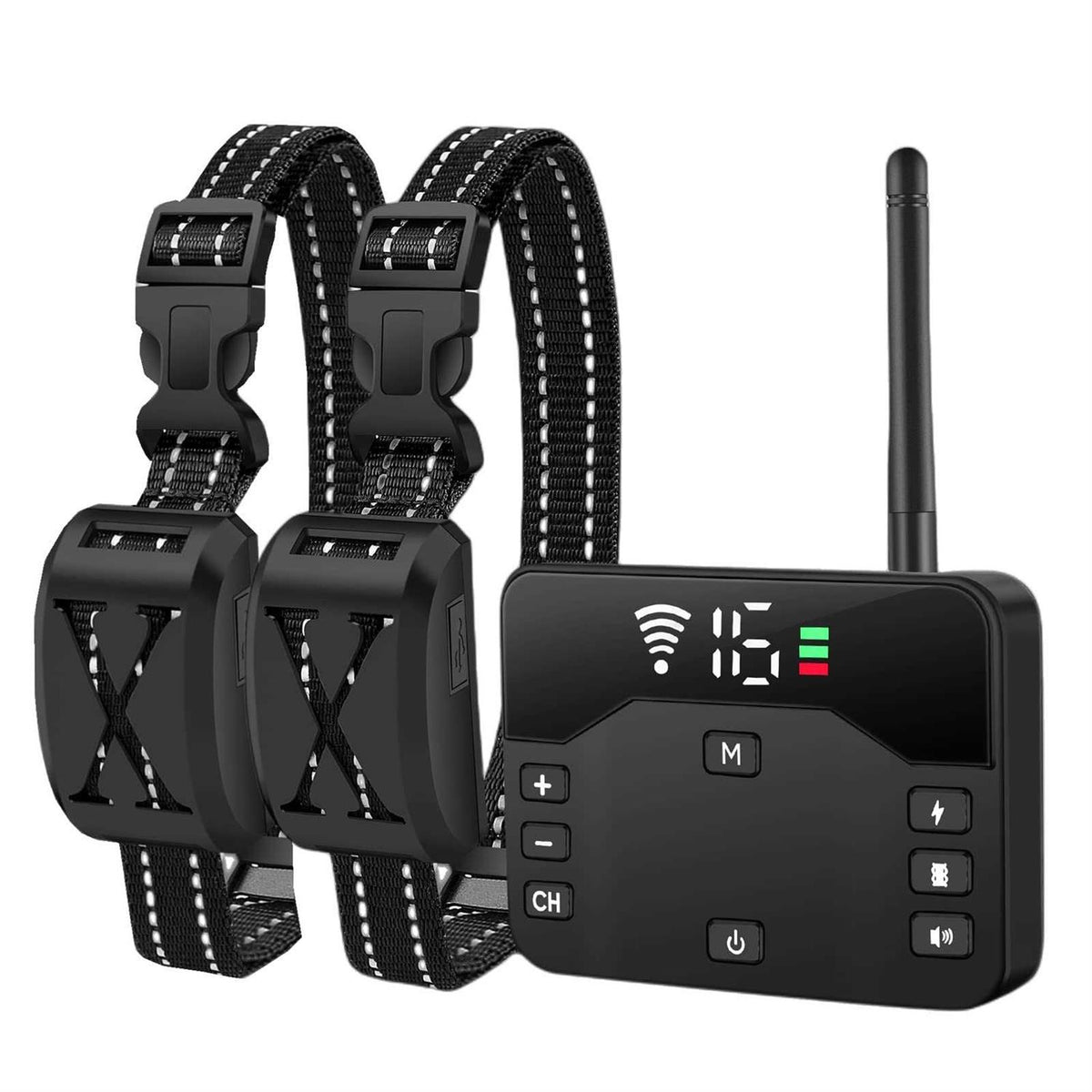 Wireless Dog Fence 2 Dogs Training Collar Remote O230048
