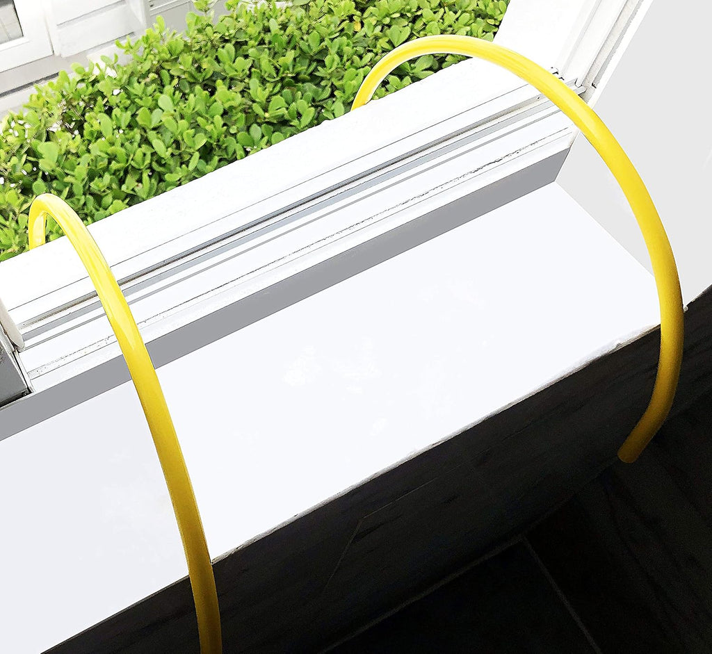 13ft Weather Resistant Fire Escape Ladder with Hooks R103109