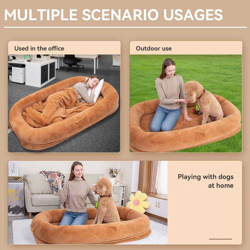Large Dog Bed with Raised Cushioned Rim V90285