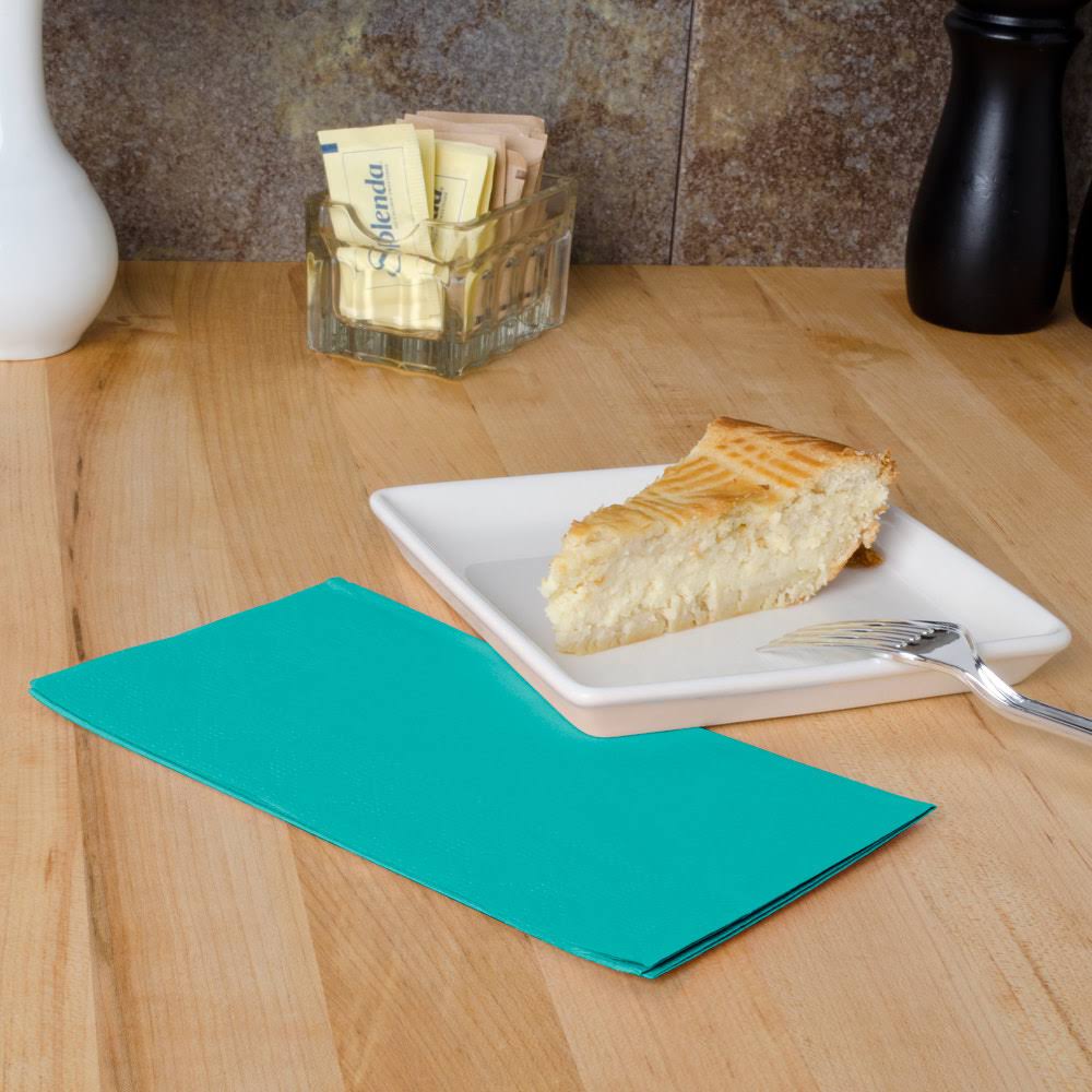 Teal 2-Ply Paper Dinner Napkin E439