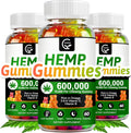 High Potency Hemp Gummies 600,000 Extra Strength Vegan Non-GMO Gluten-Free K942016