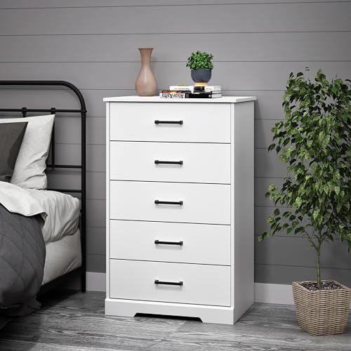 Black 5 Drawer Chest of Drawers R3806