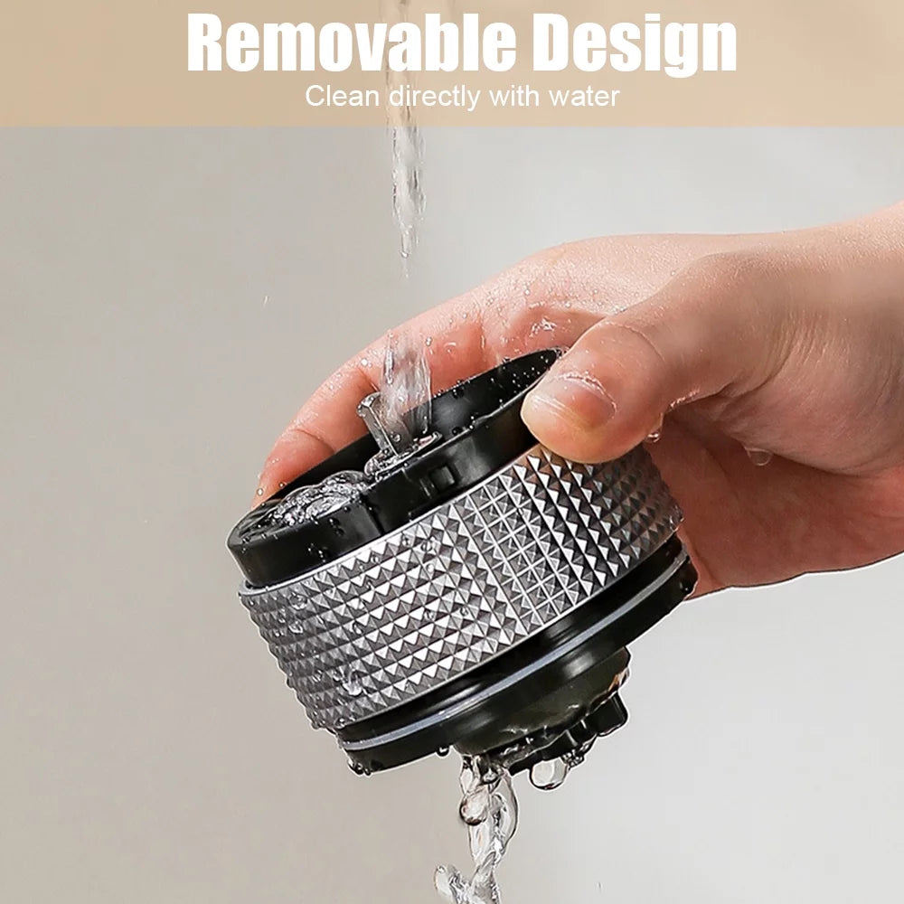 Portable Electric Burr Coffee Grinder 13W 200ml USB Rechargeable Adjustable Cordless R9864