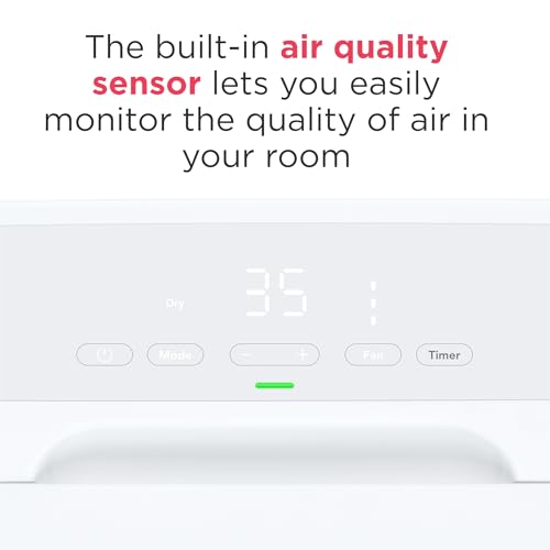 50-Pint Portable Dehumidifier with Wi-Fi, White D686