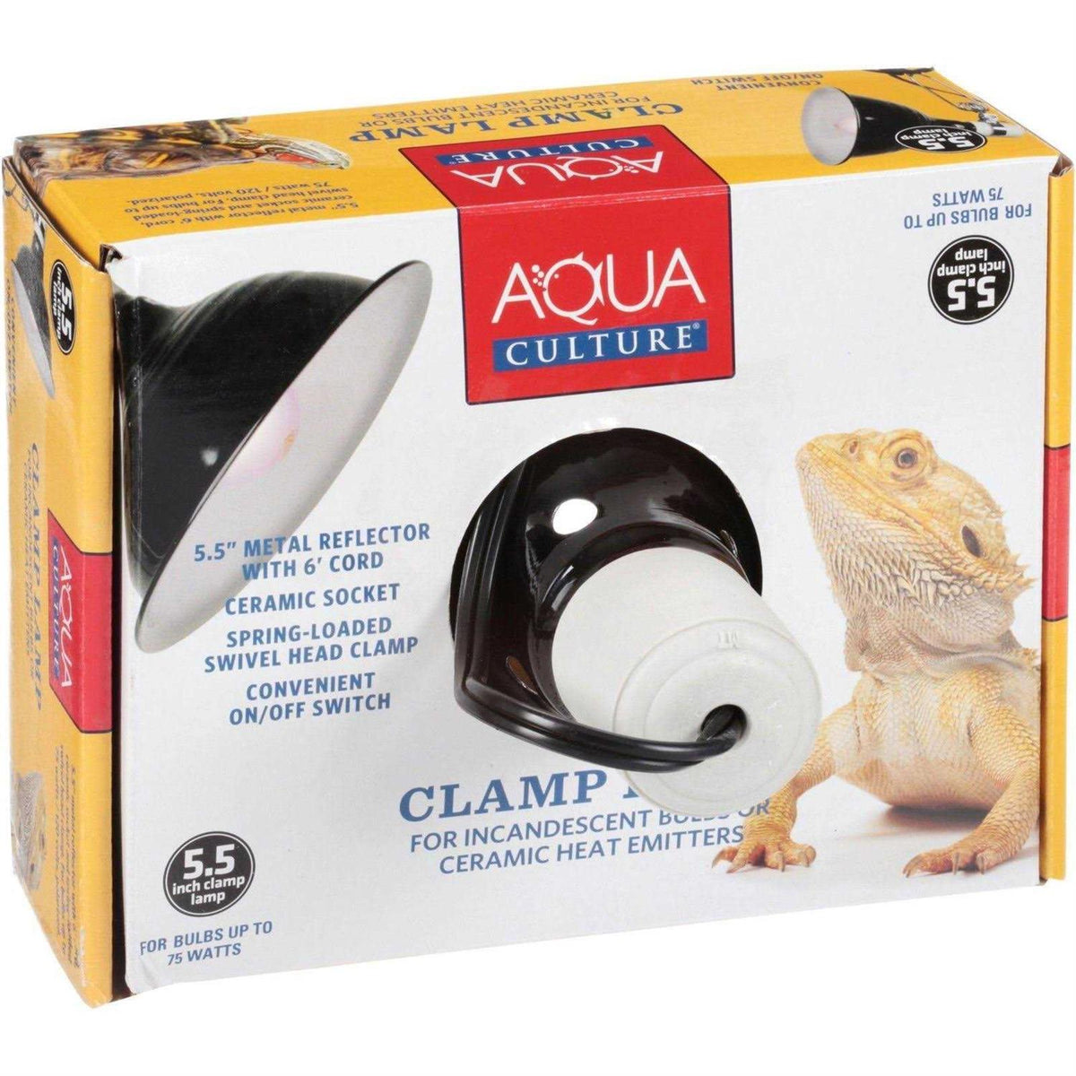 5.5 inch Clamp Lamp W408