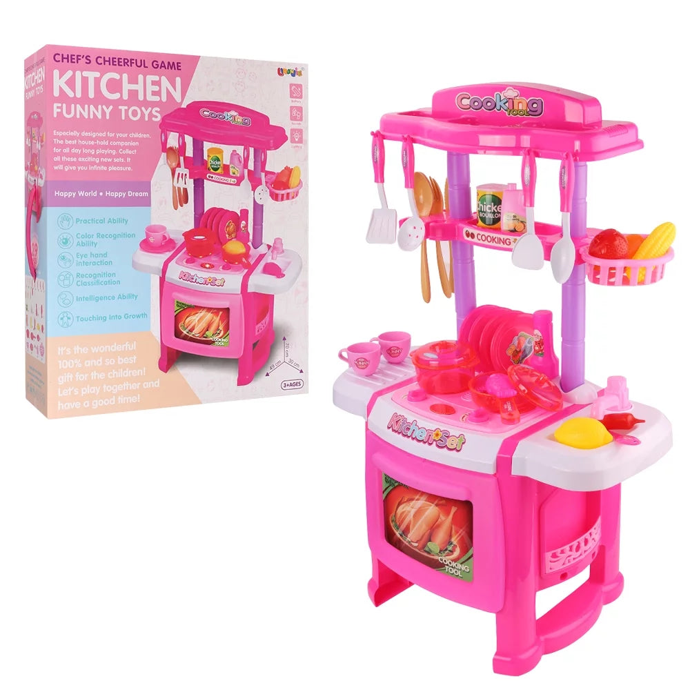 92 Piece ABS Play Kitchen I4731