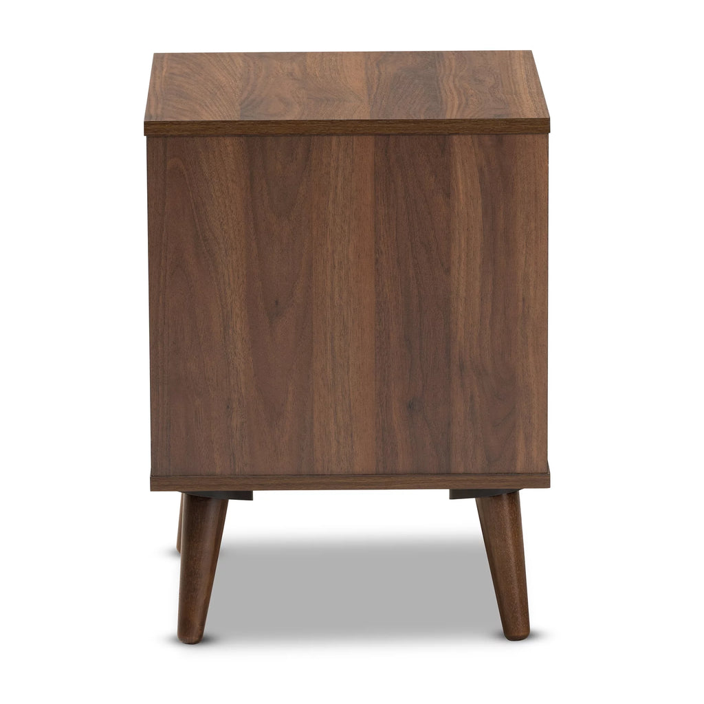 Walnut Finished Wood End Table L187
