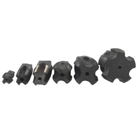 6 Piece High Speed Steel NPT Pipe Tap Set Q578