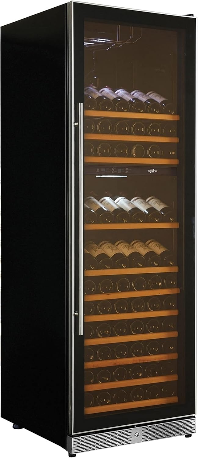 173-Bottle Dual Zone Compressor Wine Fridge Refrigerator Q234047