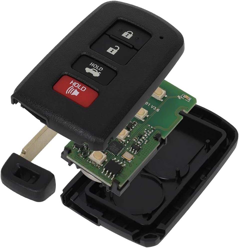 Remote Key Fob Keyless Entry Uncut Transponder F97487