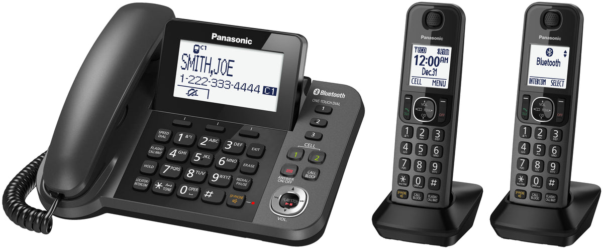 Expandable Phone System with 2 Handsets A7158