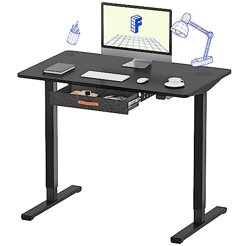 48 x 24 Inches Electric Standing Desk with Drawer C219281