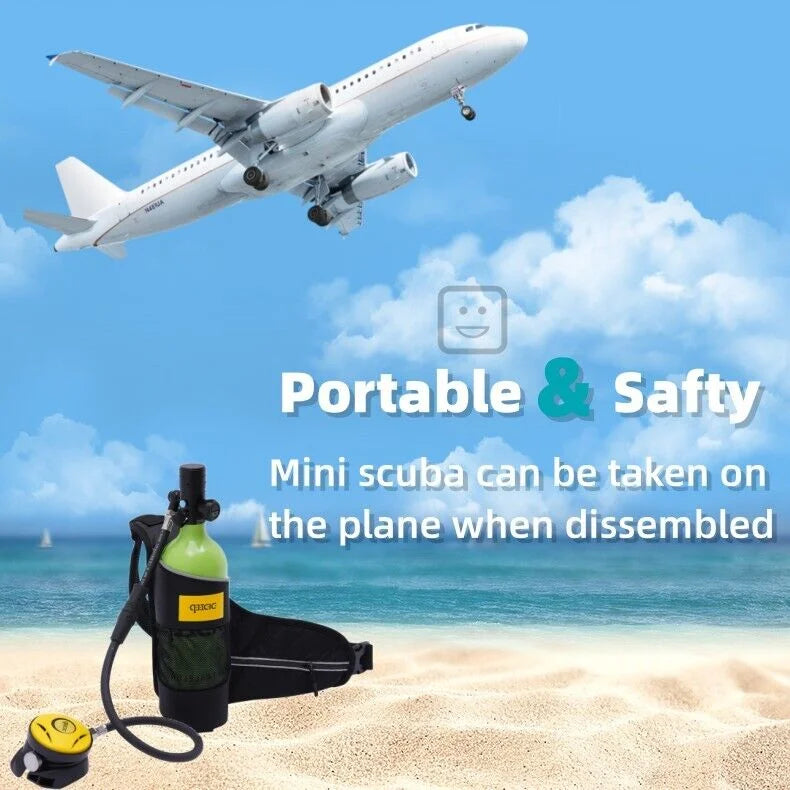 1L Mini Scuba Tank Underwater Dive Oxygen B368