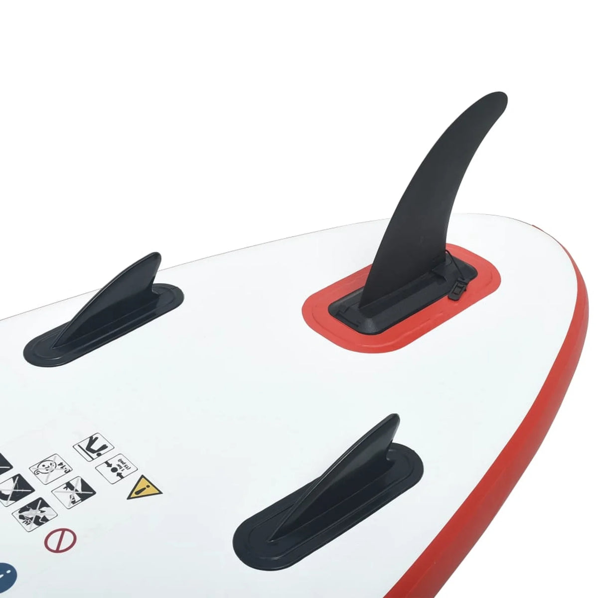 Red and White Inflatable Paddleboard Set R9618