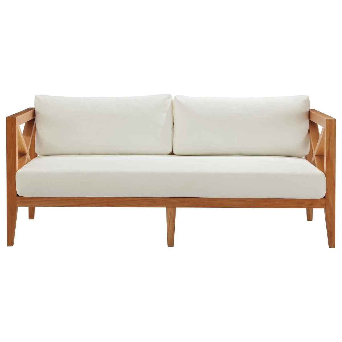 Natural White Wood Lounge Sofa S651643