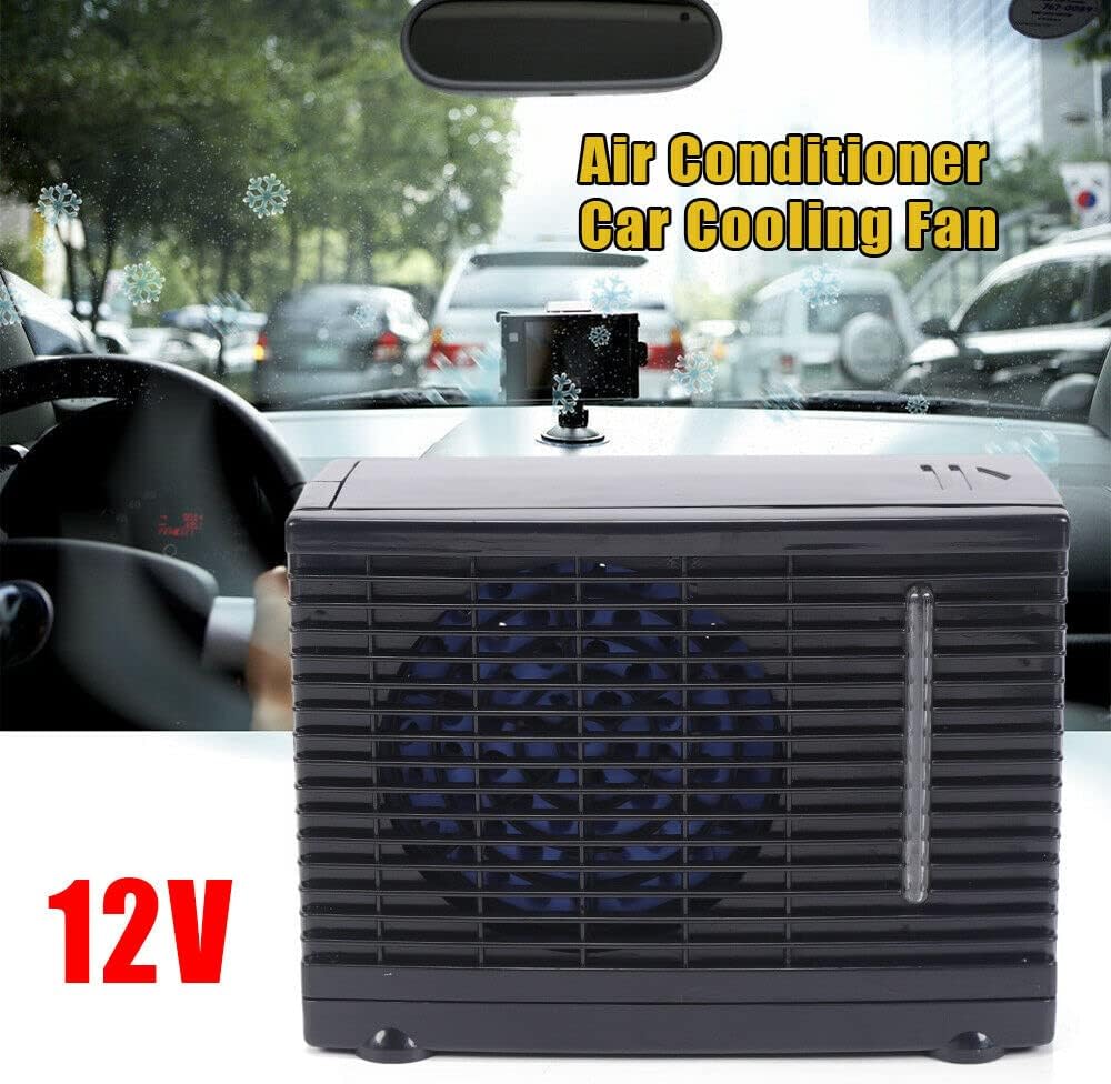 12V Portable Car Air Conditioner Cooling Fan, Pack of 2 Q2527