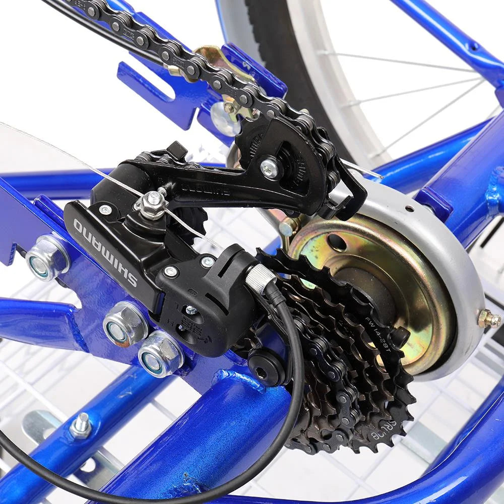 Blue 24-Inch Adult Tricycle I816