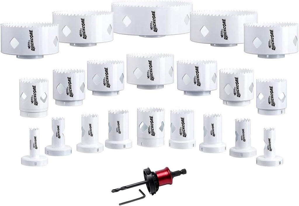 20 Pc Bi-Metal Hole Saw Kit with Arbor B271