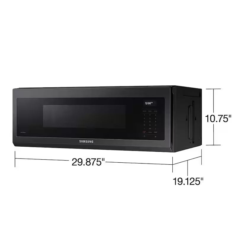 Black Stainless Steel Over the Range Microwave R95619