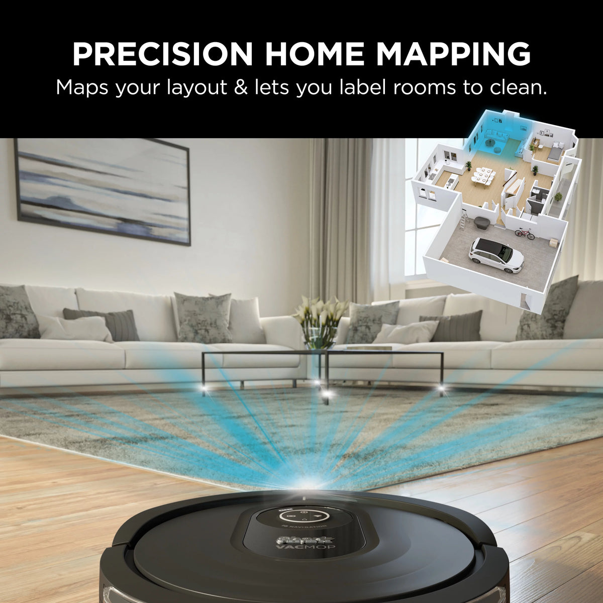 Wi-Fi Connected Robot Vacuum and Mop F51294