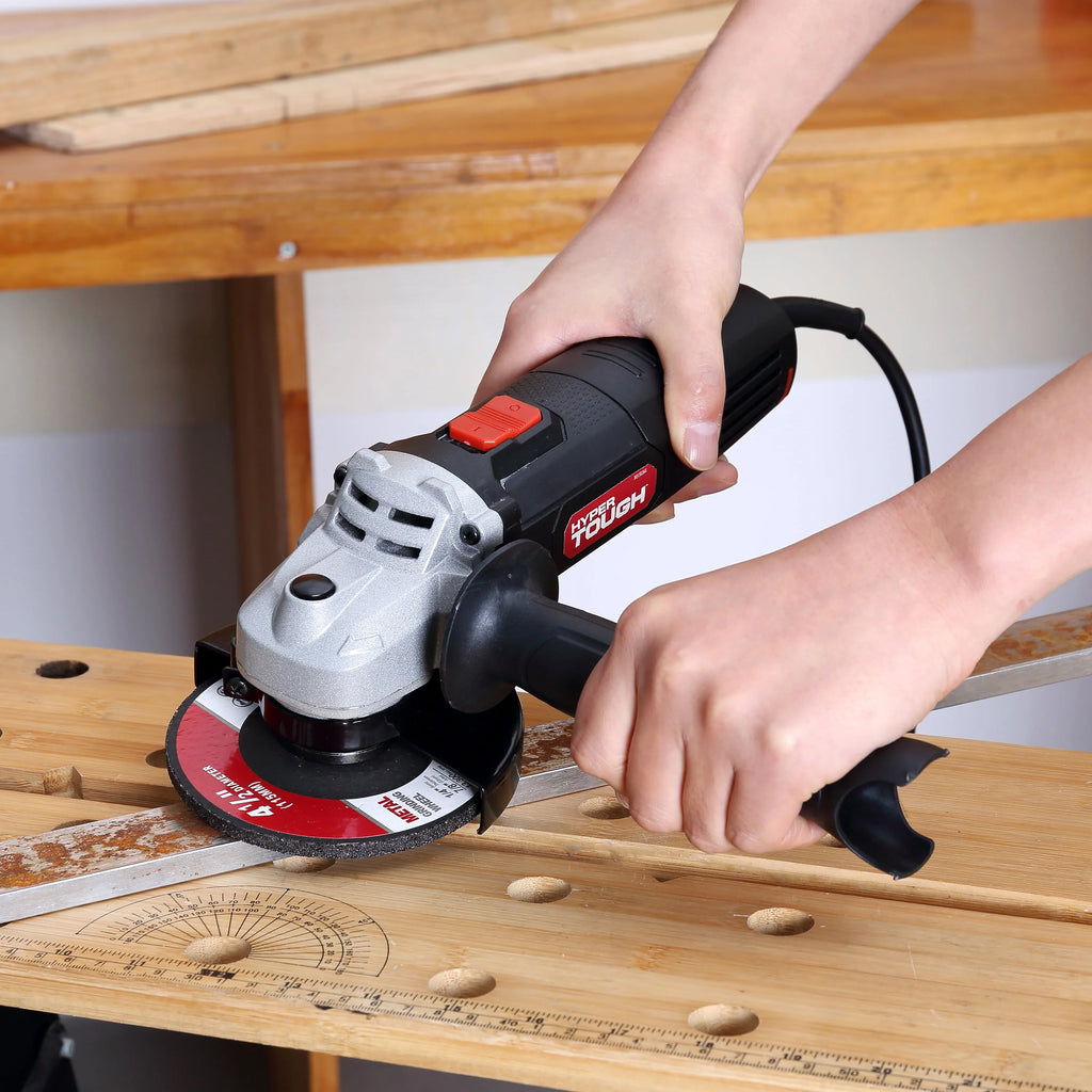 6 Amp Corded Angle Grinder with 4-1/2 inch Grinding Wheel D7999