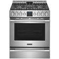30-In Convection Gas Range with 5 Burners Self-Clean Air Fry Stainless Steel M8426
