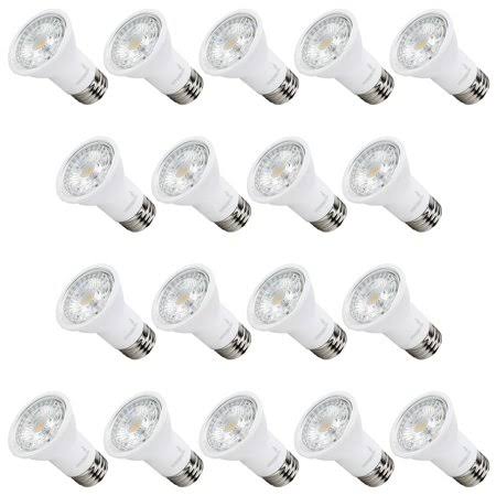 LED PAR16 Dimmable Light Bulb, 6.5w, E26 Base, Soft White, 18 Pack T248076