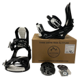 Black Snowboard Bindings L/XL J965501