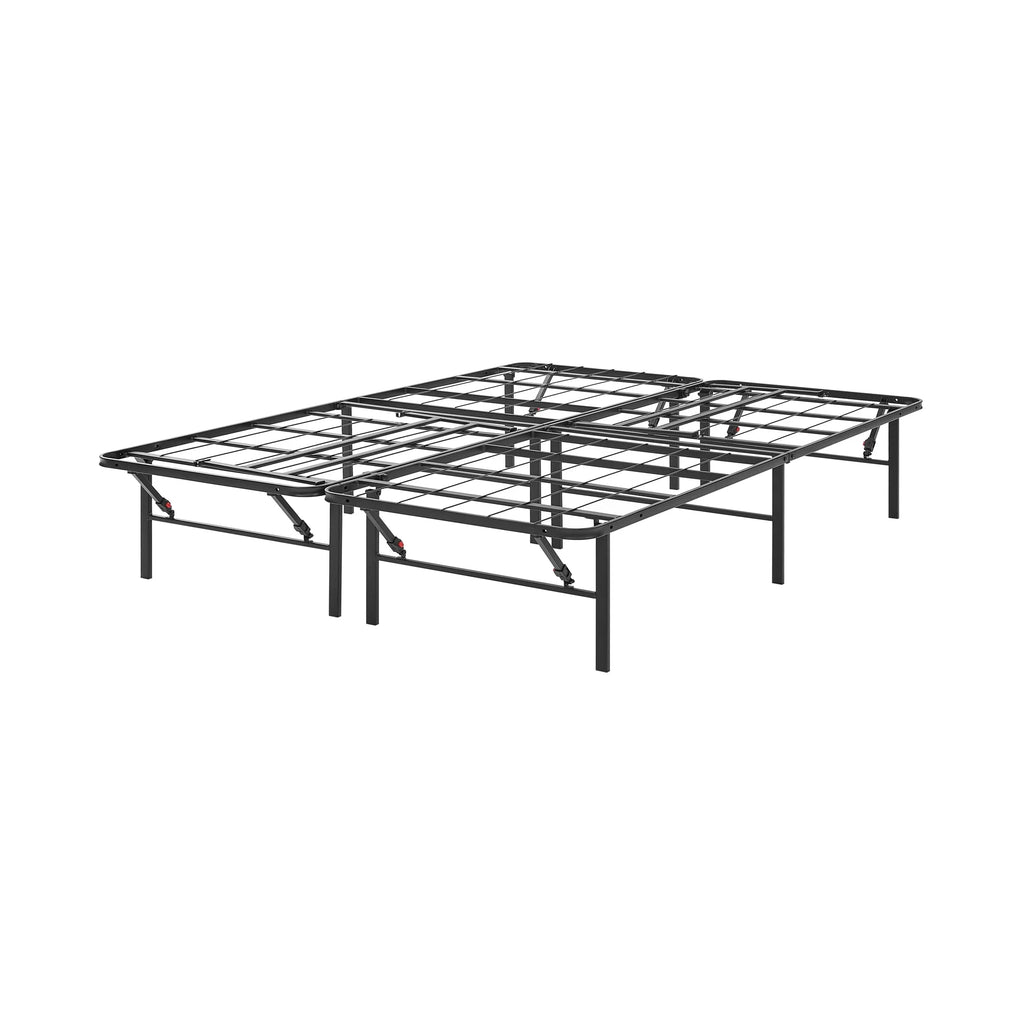 14 Convertible High Platform Metal Bed Frame, Twin/Full, Black J65201