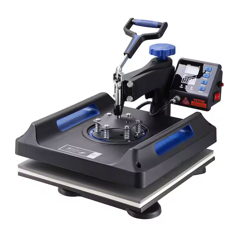 15 in. x 15 in. 5 in 1 Heat Press Machine Blue L363111