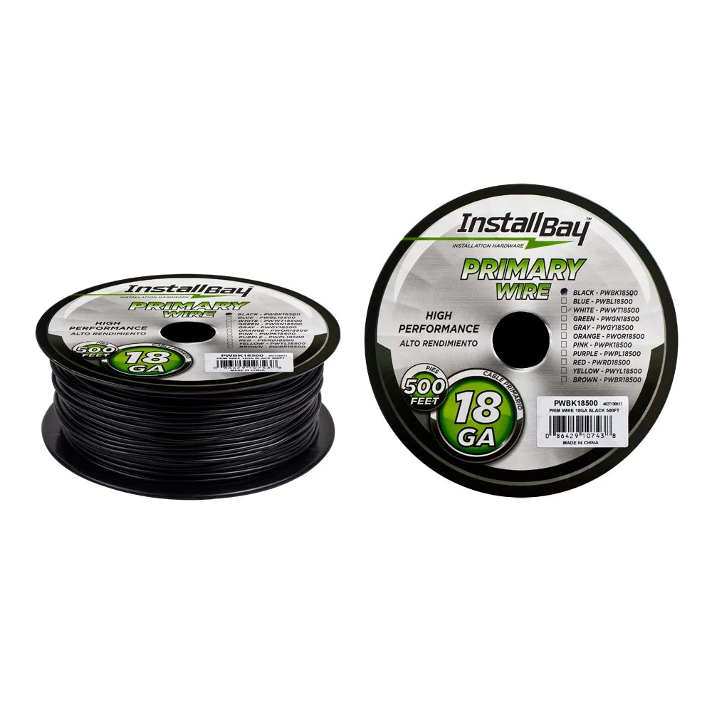 18 Gauge Black Primary Wire J96659