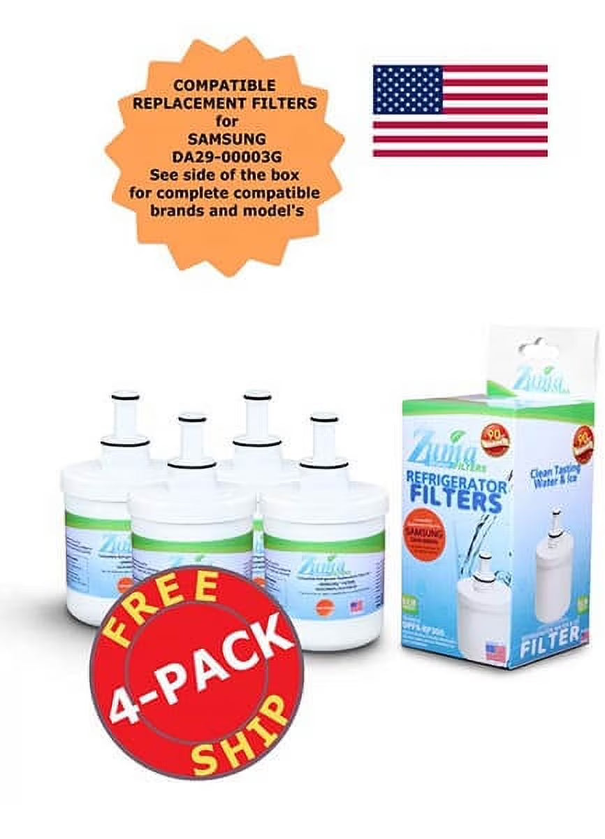 4 Pack Water and Ice Filter J582