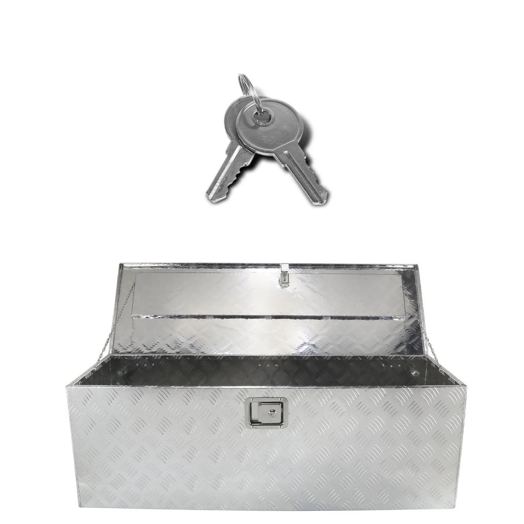 44" Heavy Duty Aluminum Tool Box Truck Pickup Trailer Underbody Storage F153