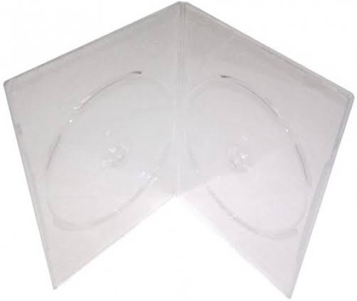 2000 Slim Clear Double DVD Cases 7mm M727