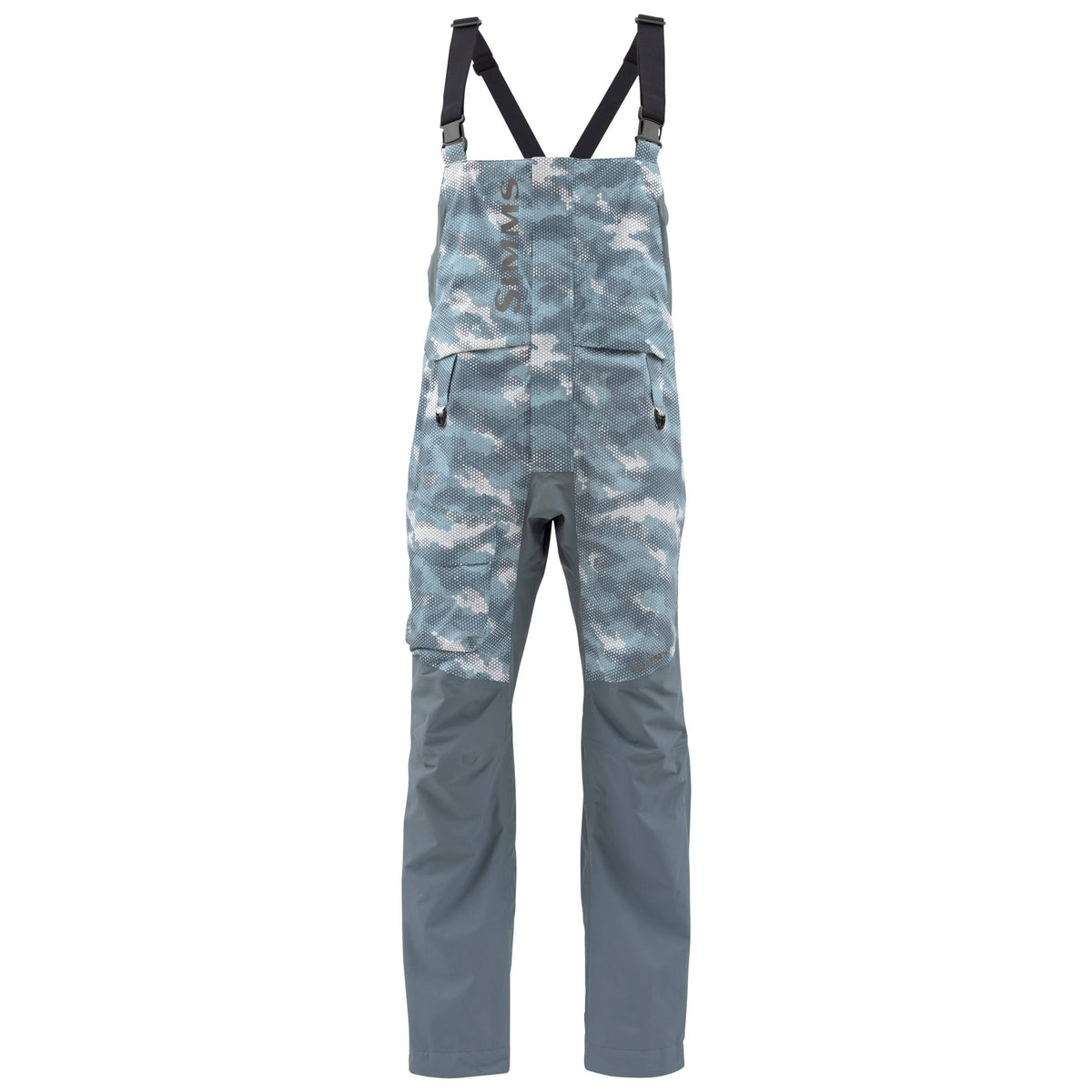 Simms Challenger Bib - S Hex Camo Storm H90589