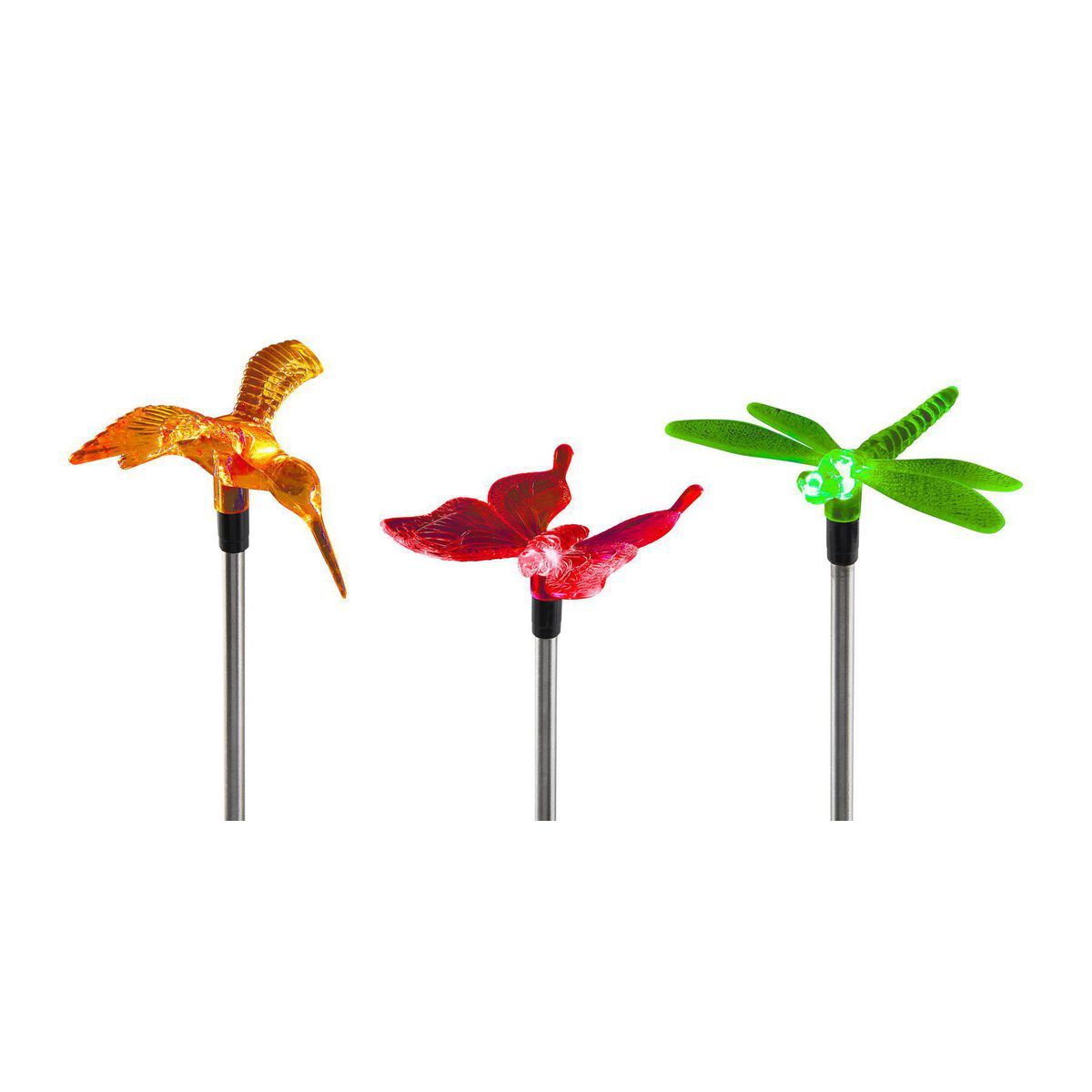 Solar LED Garden Decorative Lights 3-Pack Q644
