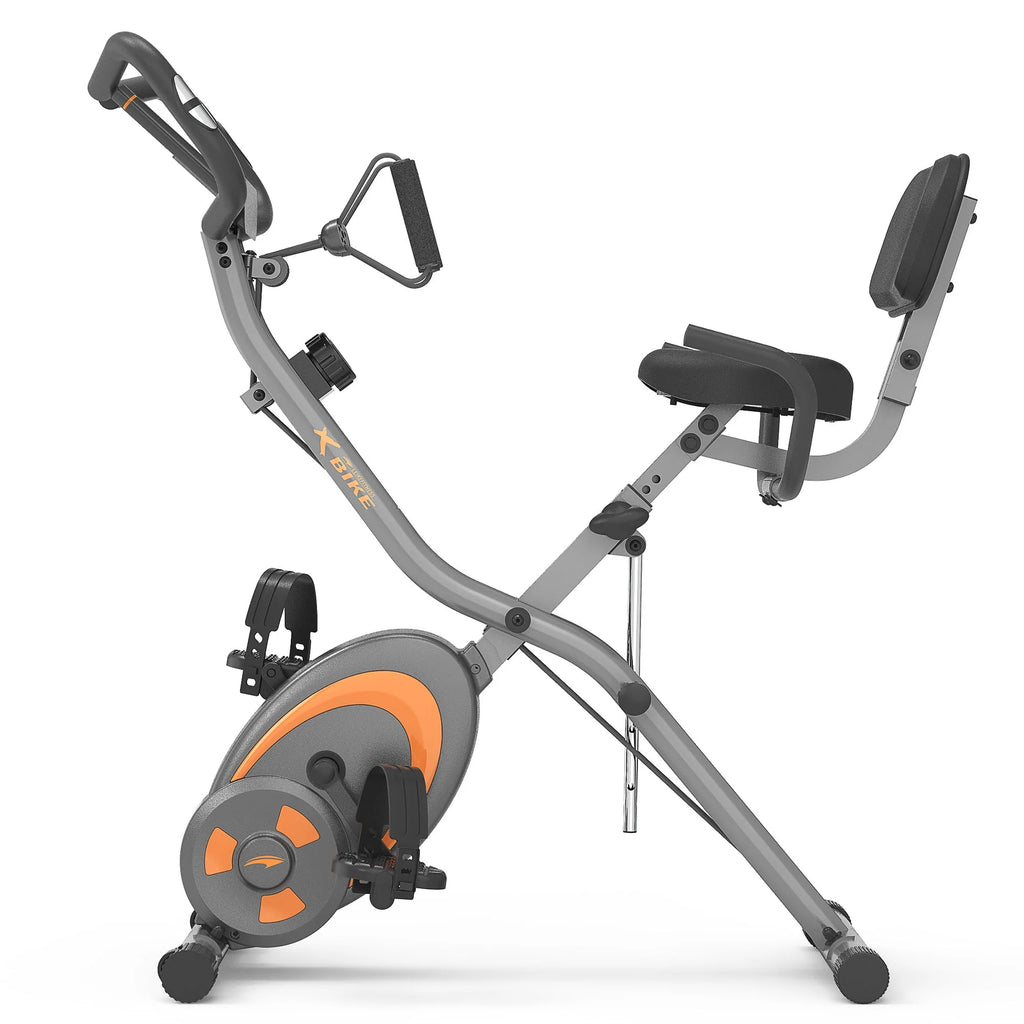 Folding Recumbent Exercise Bike with Resistance Bands N317515