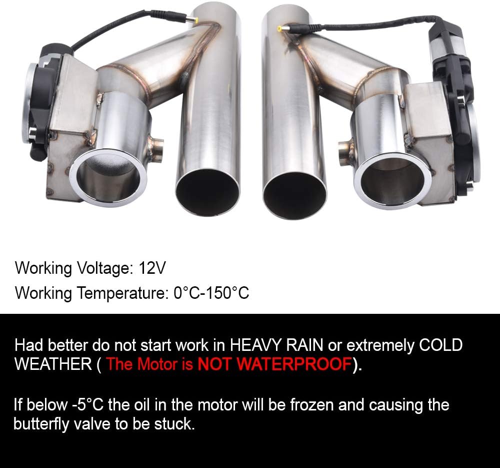 3.0 Inch Stainless Steel Dual Exhaust Pipe Kit L557