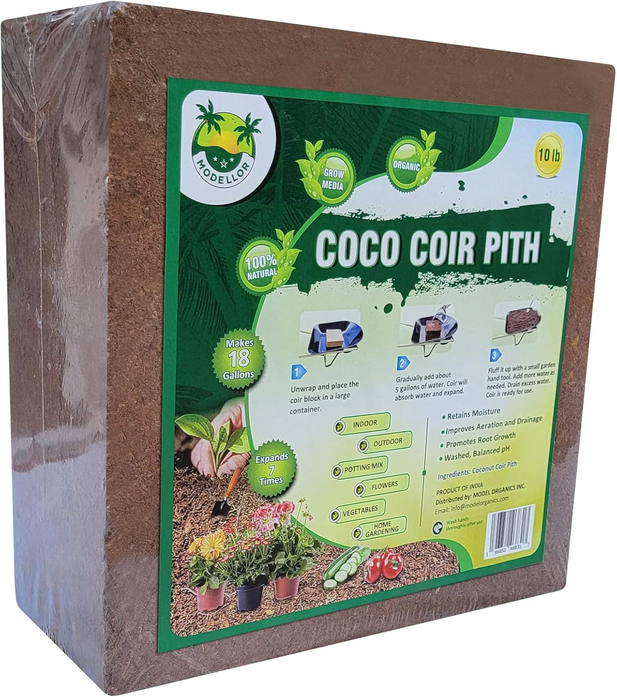 Coco Coir Brick 10 lb. S76032