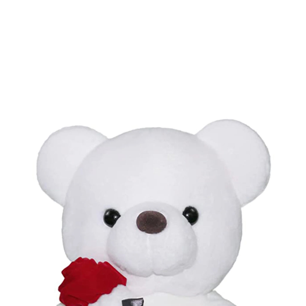 Teddy Bear Plush Stuffed Animal with Rose W83551