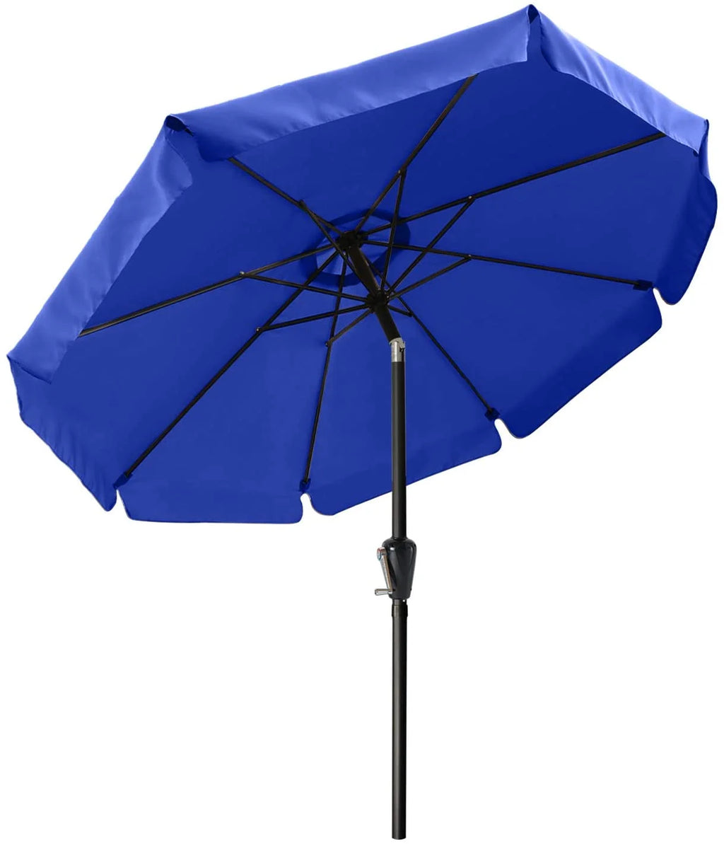 Blue Outdoor Market Patio Umbrella with Push Button Tilt N6892