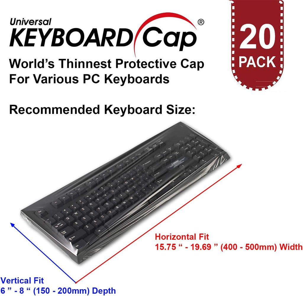 20 Pack Universal Flat Keyboard Cap Cover F3942